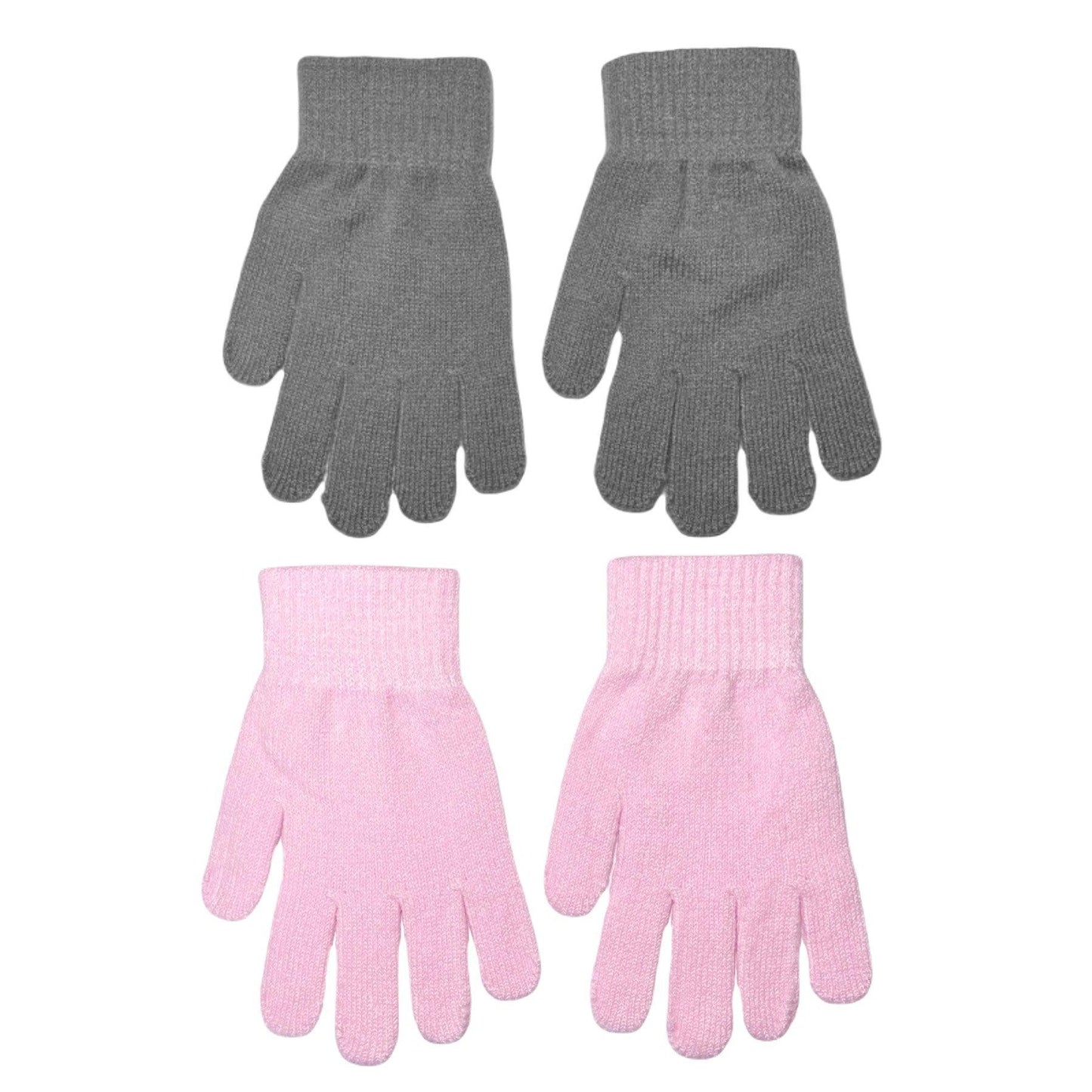 Boys girls gloves 2 pairs age 8 - 12