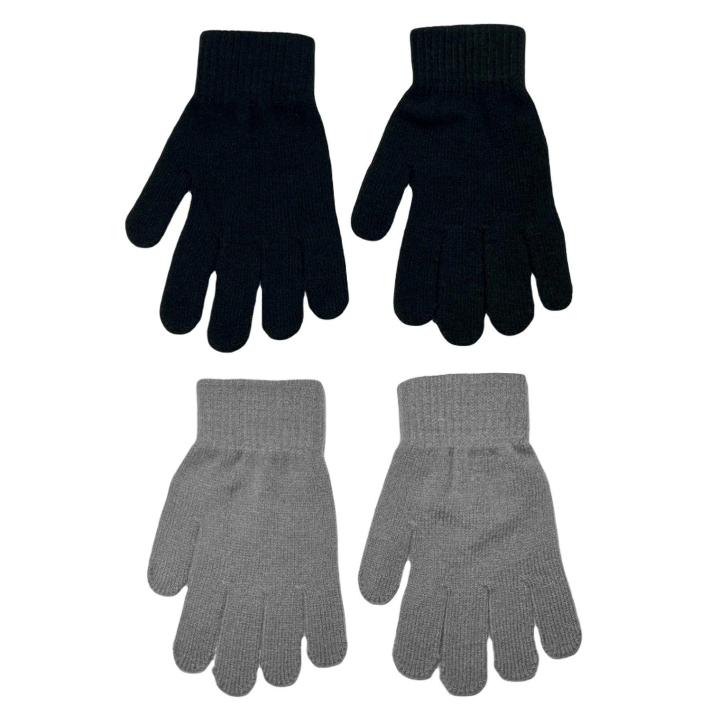 Boys girls gloves 2 pairs age 8 - 12