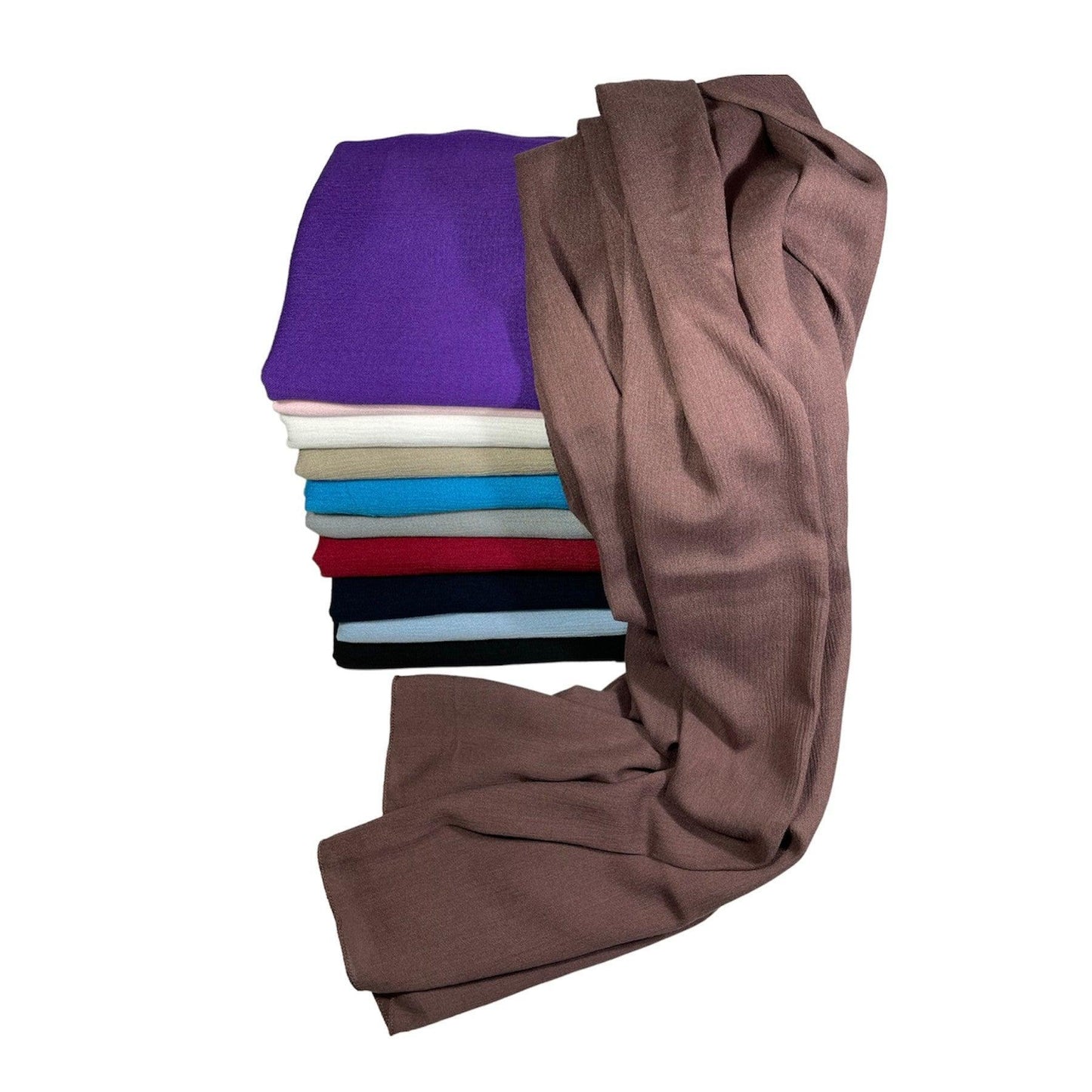 Crepe rayon scarf 180 x 65 cm