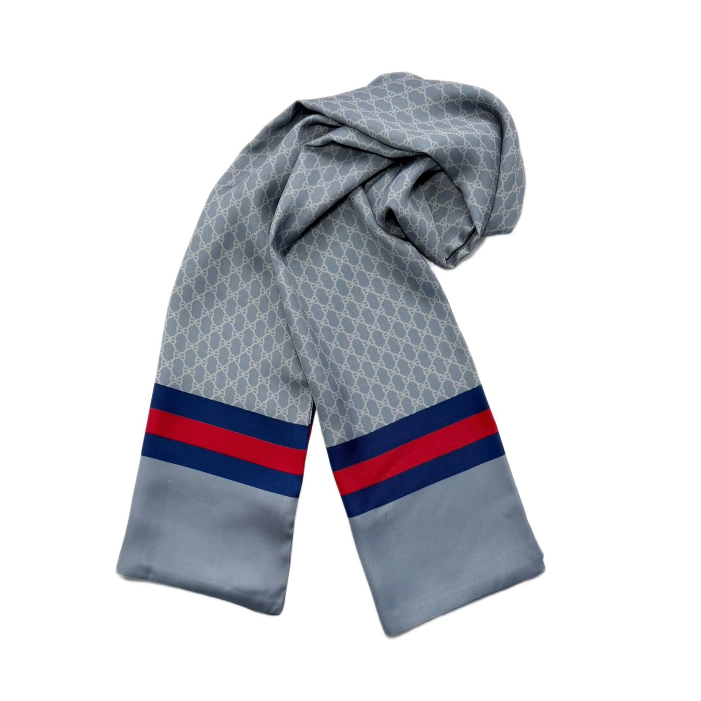 Mens Satin Silk Scarf Charmeuse Style