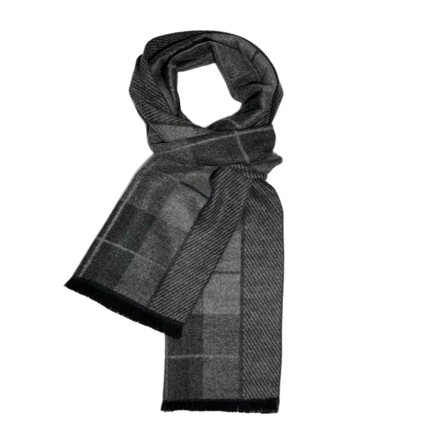 Plaid Winter Scarf for Men & Women Soft Winter Neckwear