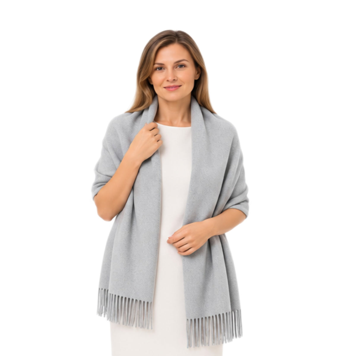 Cashmere feel Scarves Plain Scarf for Women & Men Thick Pashmina Shawl