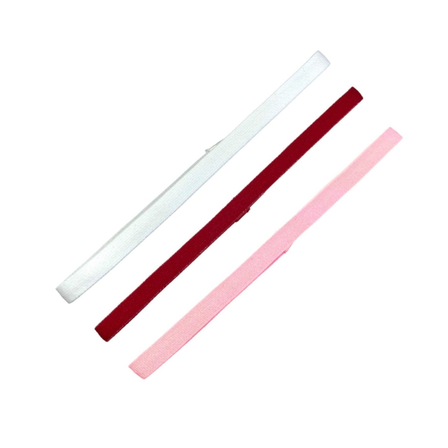 Non slip elastic headbands Pack of 3