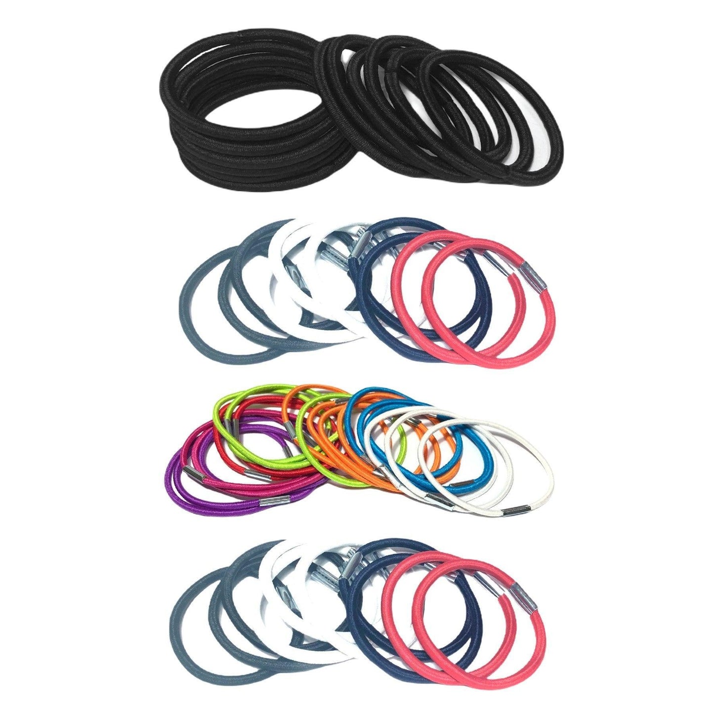 Elastic Hair Bands 50 pcs