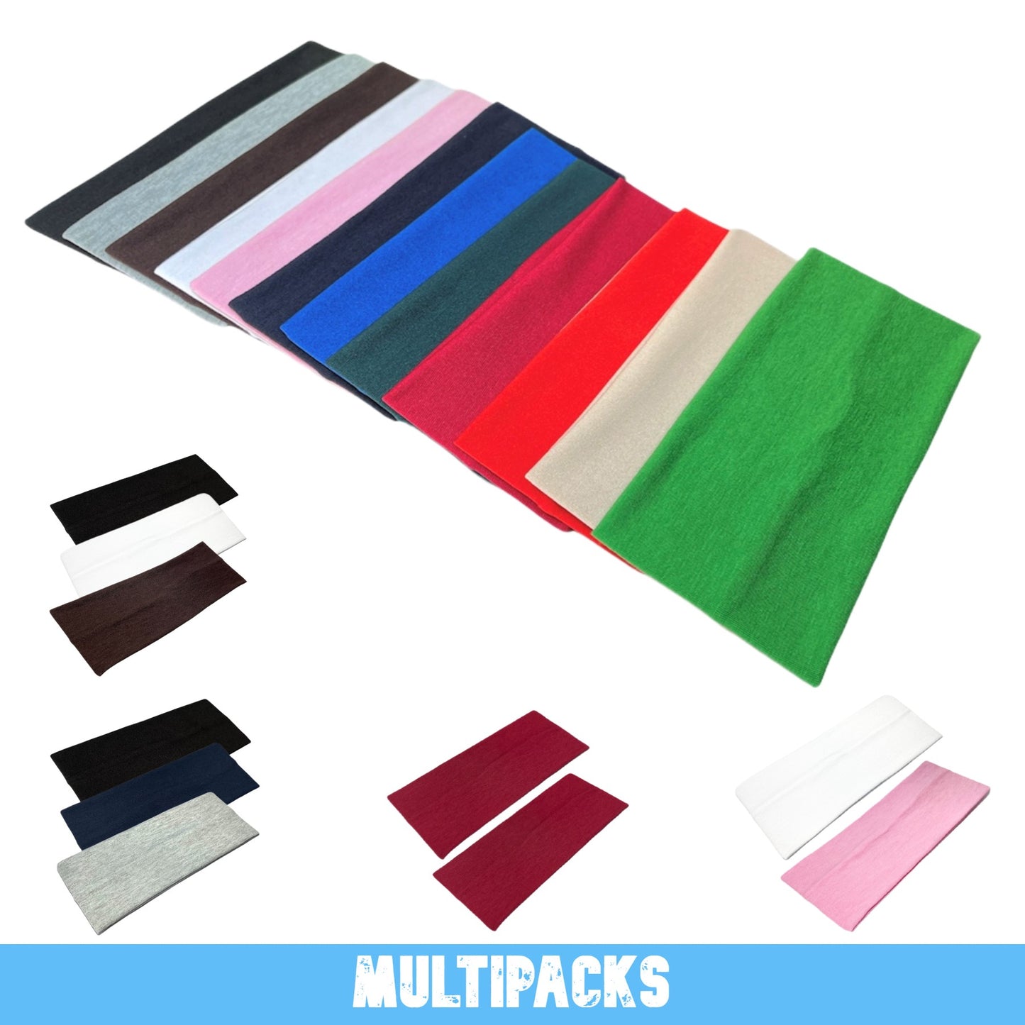 9 cm wide headbands 2 Pack