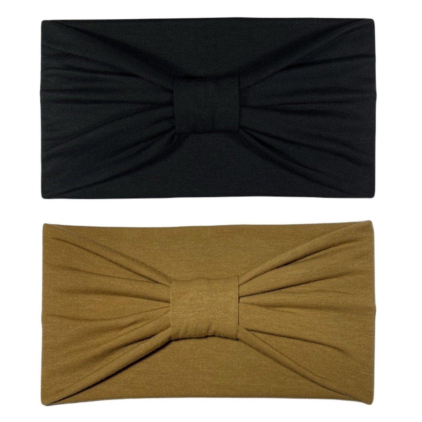 2 Pack Wide headband 13cm knotted headbands for women hair