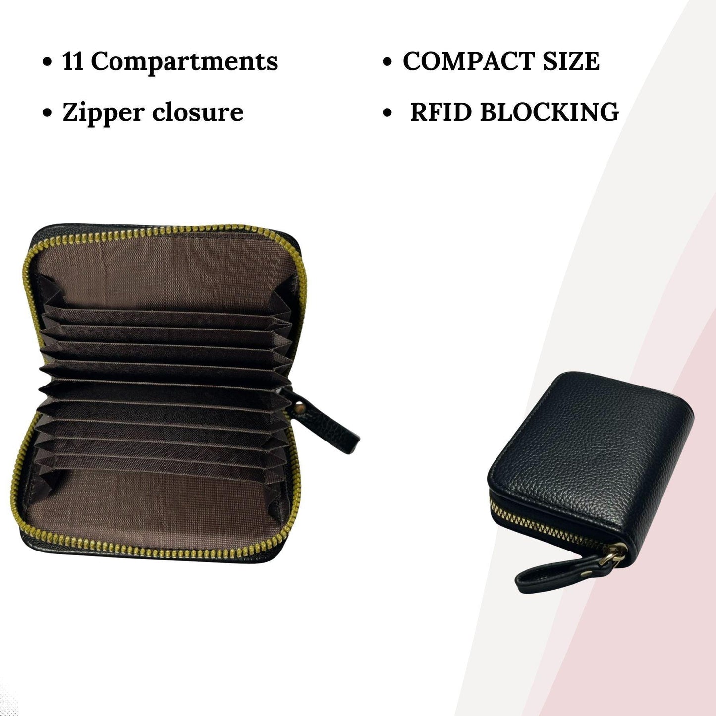 Women Credit Card Holder Small Rfid Blocking Ladies Wallet