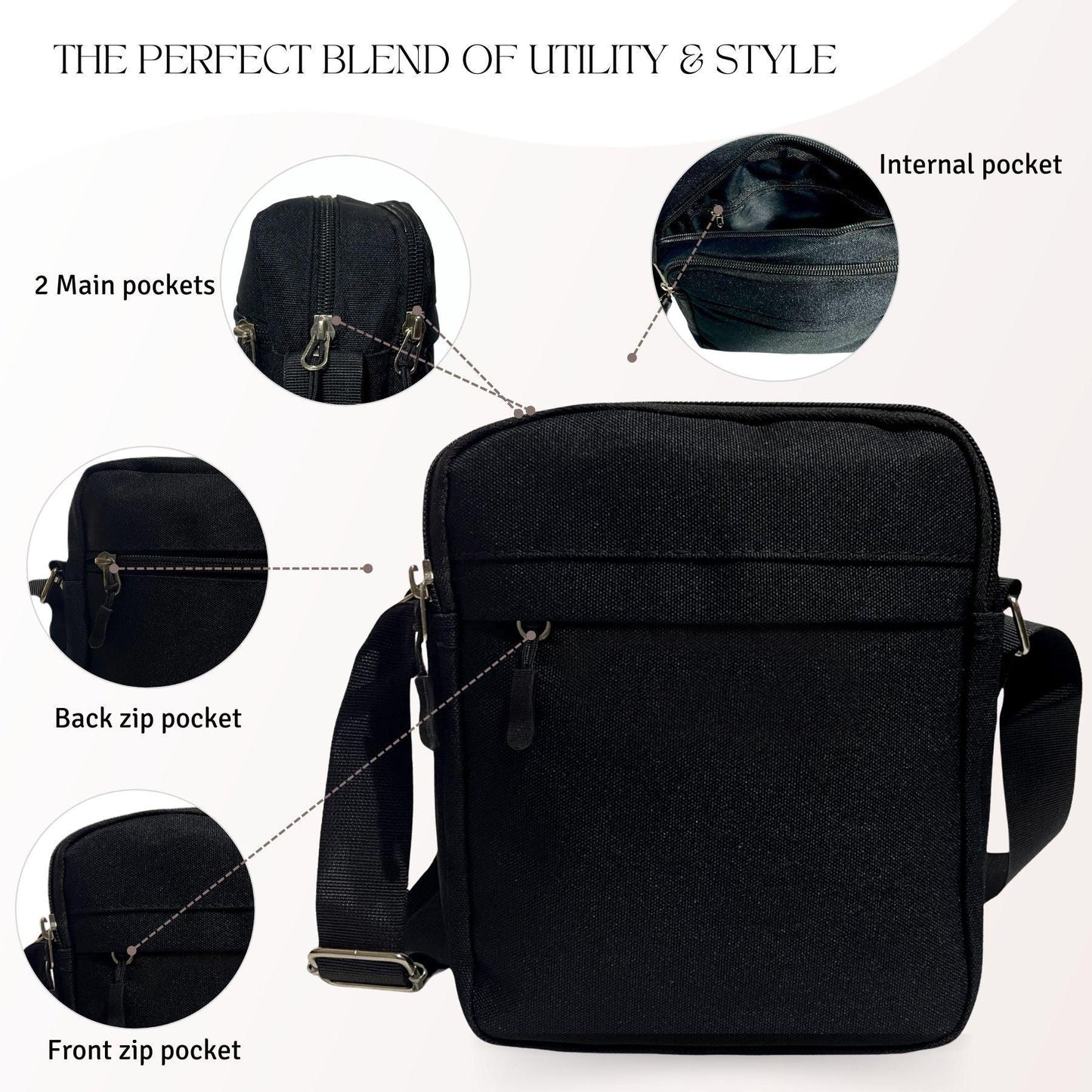 Crossbody bag - Unisex messenger bag by WESTEND CHOICE Crossovers boys, cross over bags, crossbody bags, crossover bags, girls, men, women