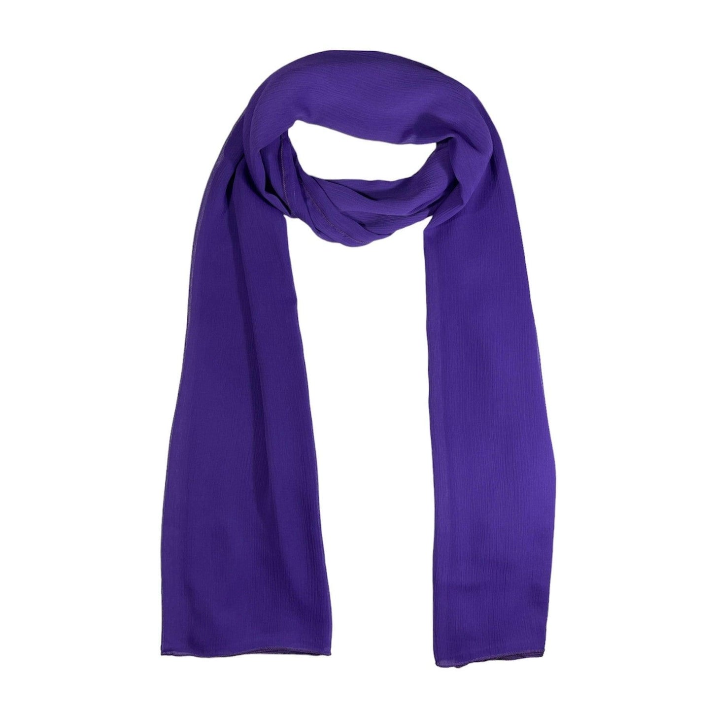 Crepe chiffon scarf 180 x 70 cm by WESTEND CHOICE Scarves & Shawls all scarves, chiffon scarves, crepe chiffon scarves, women