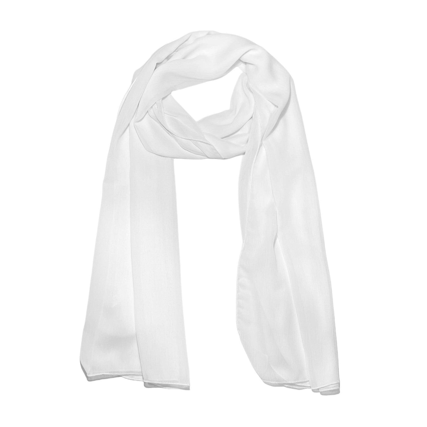 Crepe chiffon scarf 180 x 70 cm by WESTEND CHOICE Scarves & Shawls all scarves, chiffon scarves, crepe chiffon scarves, women