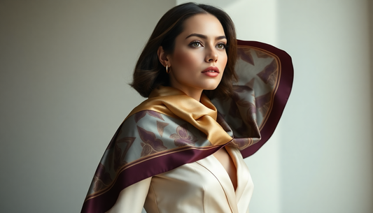 Elevate Your Style with Satin Silk Scarves and Printed Square Scarves