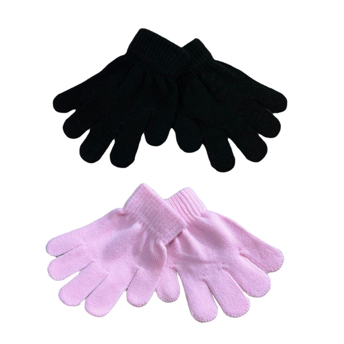 2 Pairs Kids gloves age 3 - 7