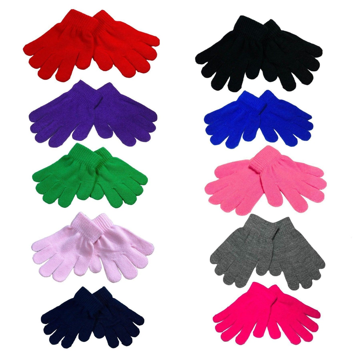 2 Pairs Kids gloves age 3 - 7