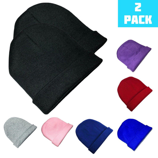 Kids beanie hats 2 pack