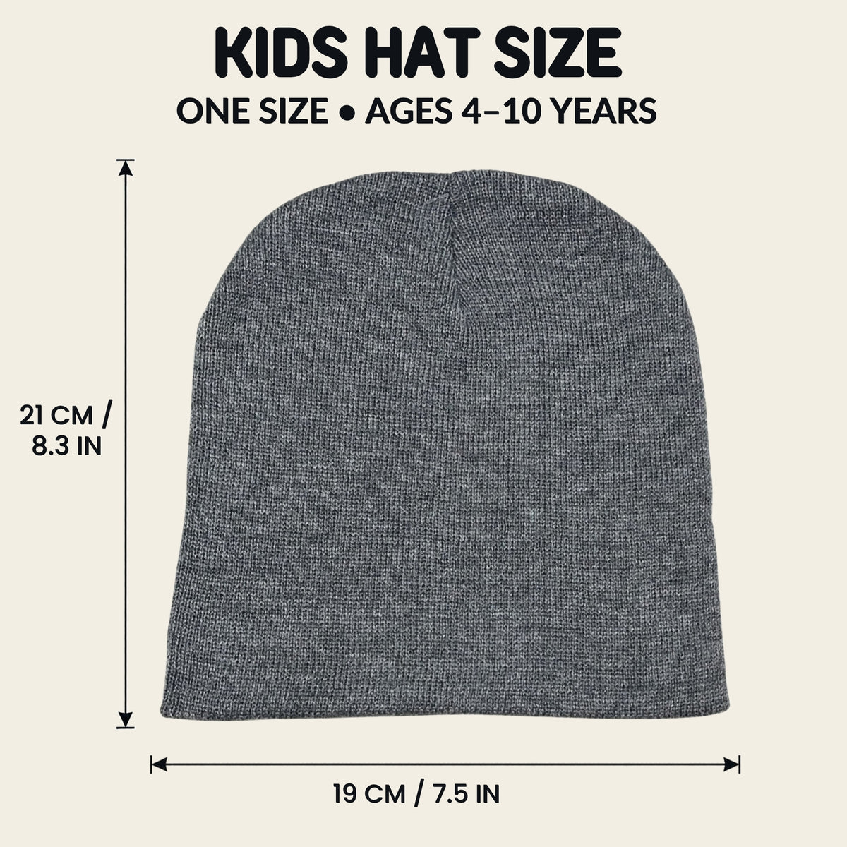 Kids beanie hats 2 pack