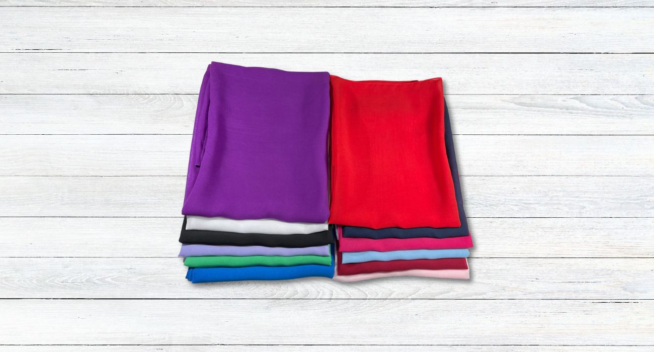 square chiffon scarf 65 x 65 cm