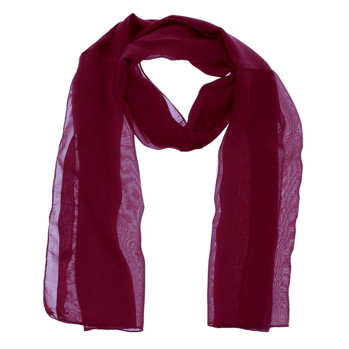 Chiffon scarf 180 x 70 cm by WESTEND CHOICE Scarves & Shawls all scarves, chiffon scarves, plain chiffon scarves, women
