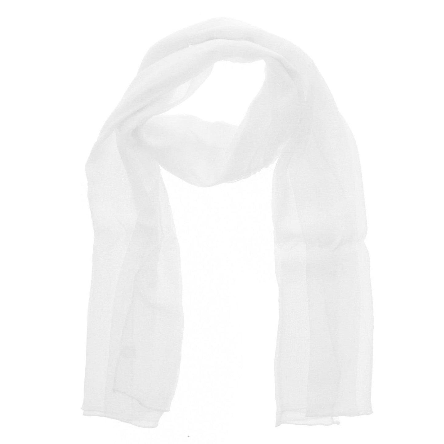 Chiffon scarf 180 x 70 cm by WESTEND CHOICE Scarves & Shawls all scarves, chiffon scarves, plain chiffon scarves, women