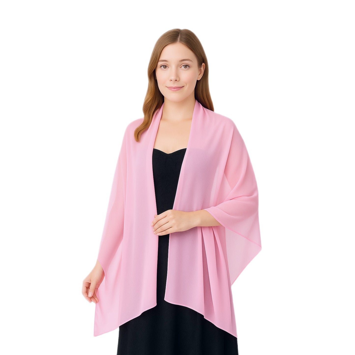 Chiffon shawl for women 185x70cm