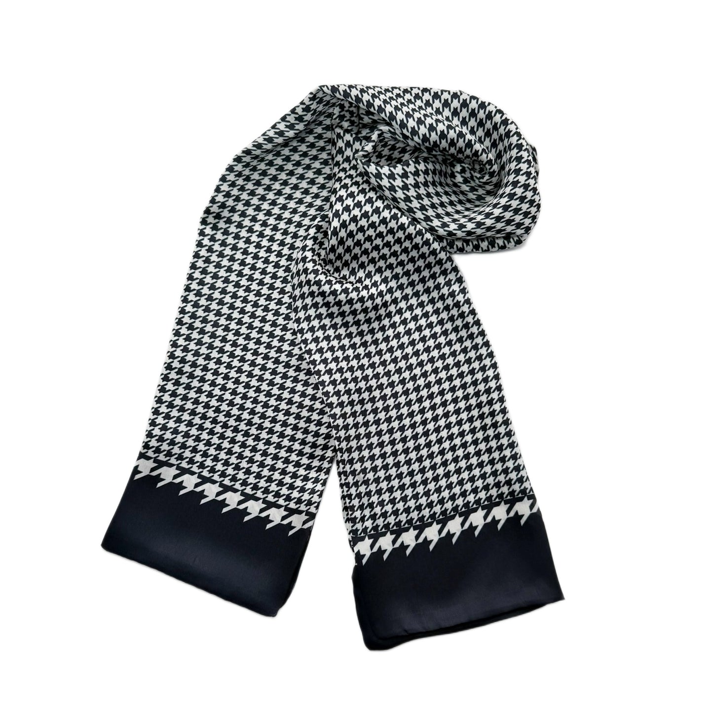 Mens Satin Silk Scarf Charmeuse Style