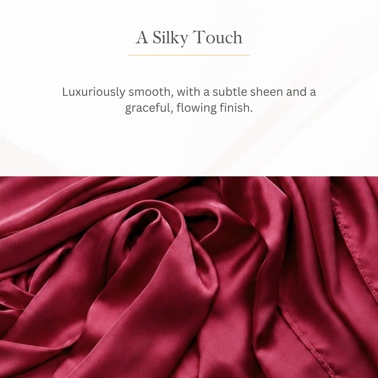Satin Silk Scarf for Women Plain Silky Scarves 180x70 cm