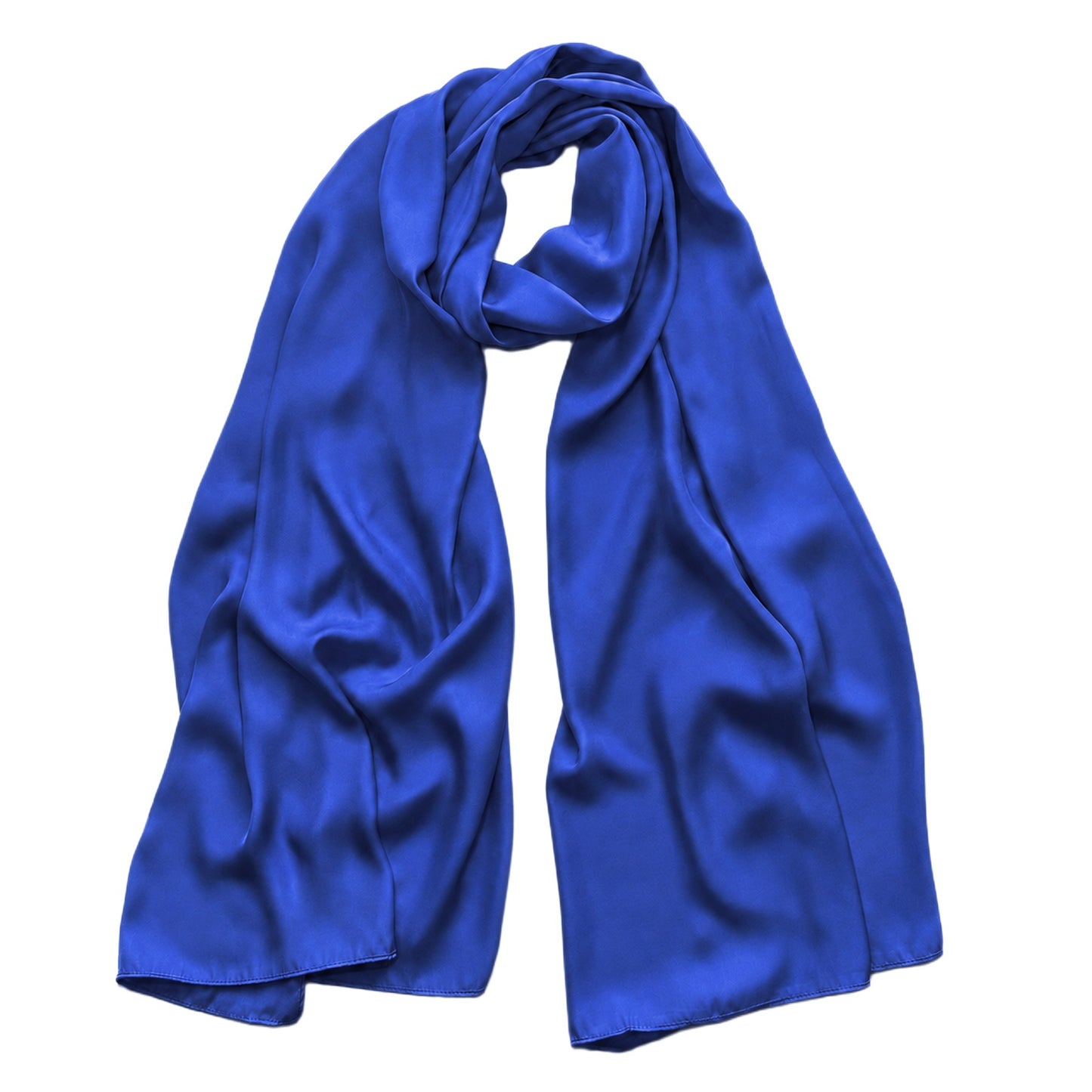 Satin Silk Scarf for Women Plain Silky Scarves 180x70 cm