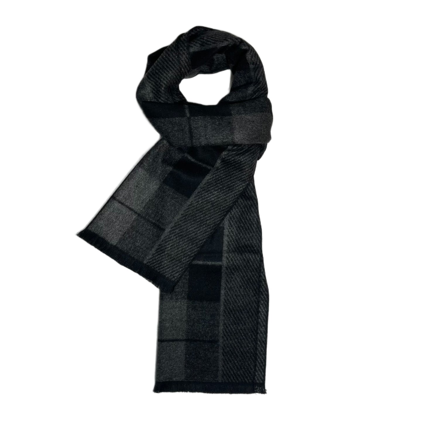 Plaid Winter Scarf for Men & Women Soft Winter Neckwear