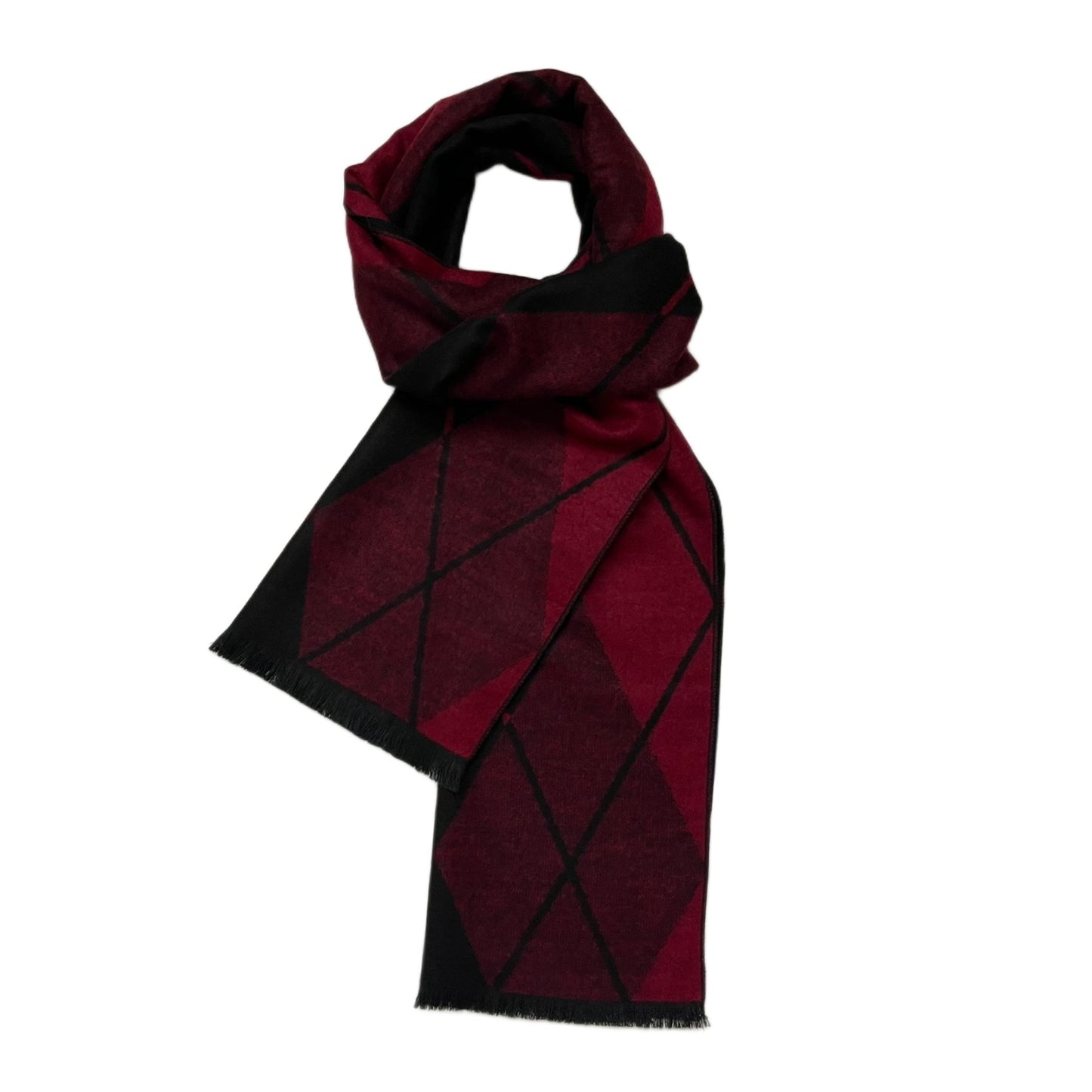 Plaid Winter Scarf for Men & Women Soft Winter Neckwear