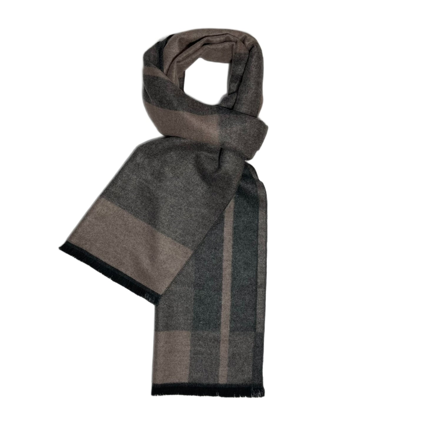 Plaid Winter Scarf for Men & Women Soft Winter Neckwear