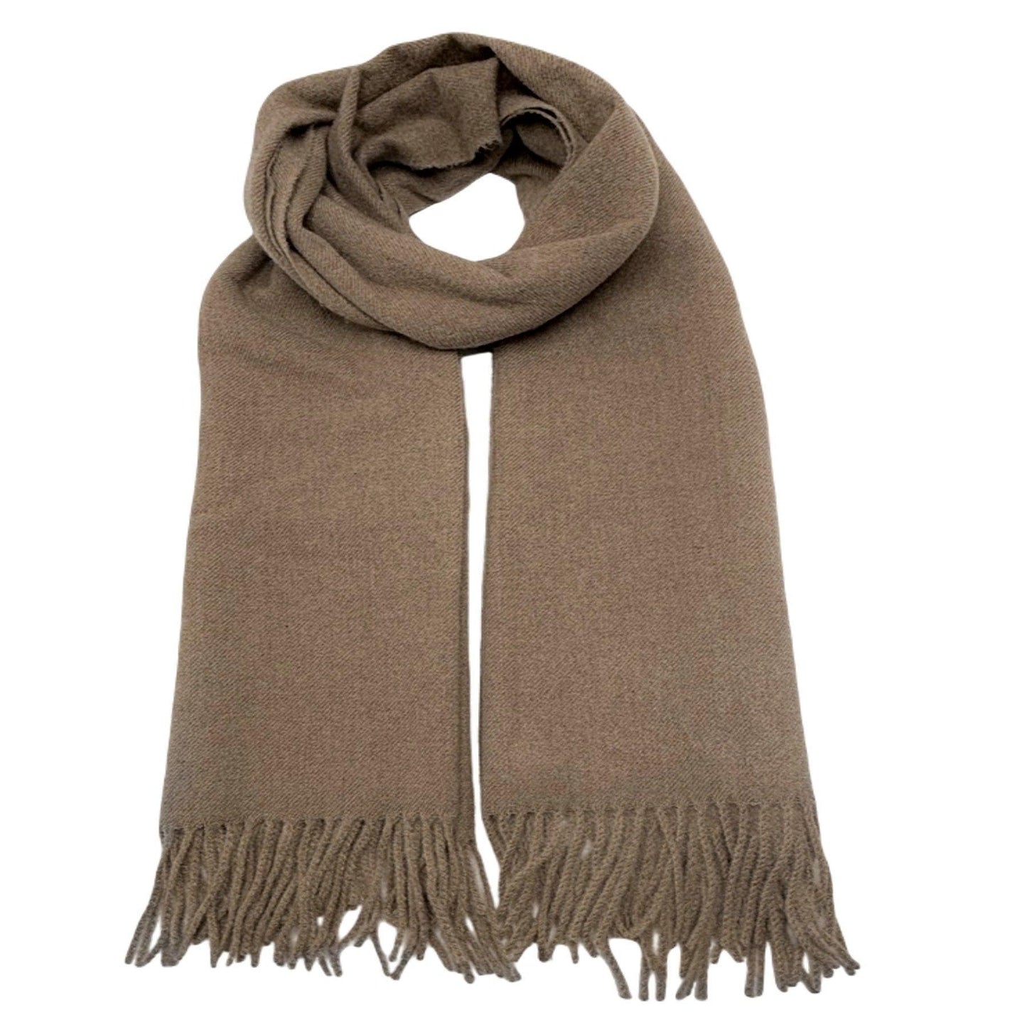 Cashmere feel Scarves Plain Scarf for Women & Men Thick Pashmina Shawl