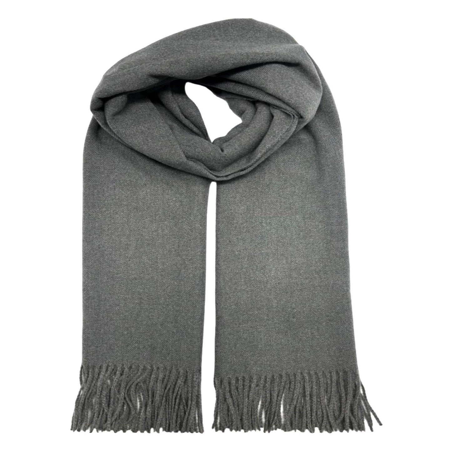 Cashmere feel Scarves Plain Scarf for Women & Men Thick Pashmina Shawl