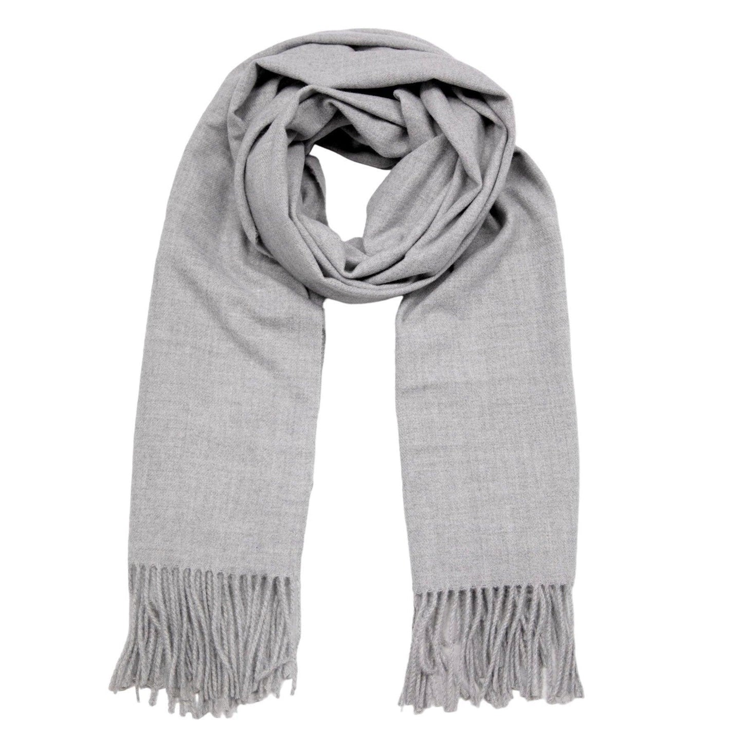 Cashmere feel Scarves Plain Scarf for Women & Men Thick Pashmina Shawl