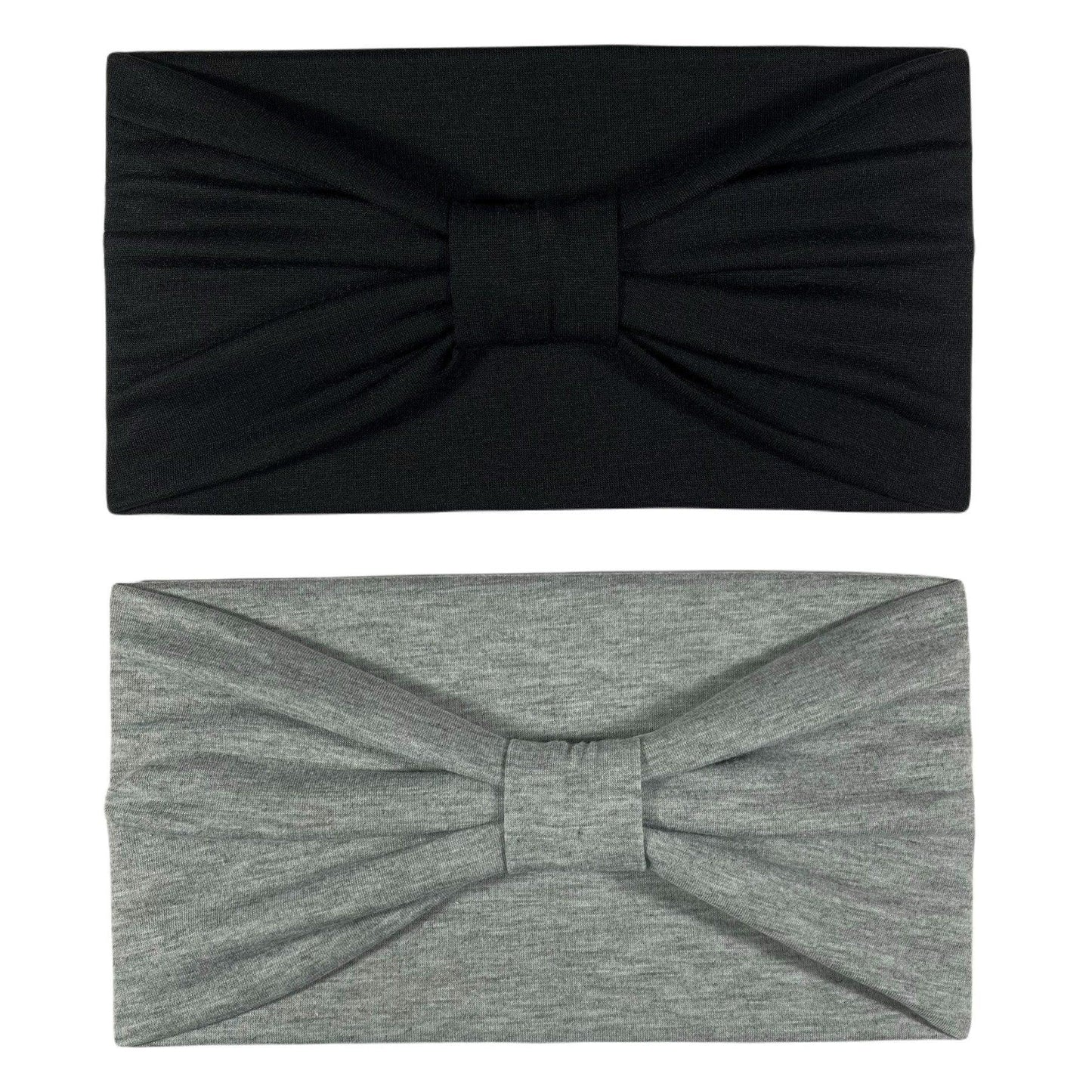 2 Pack Wide headband 13cm knotted headbands for women hair