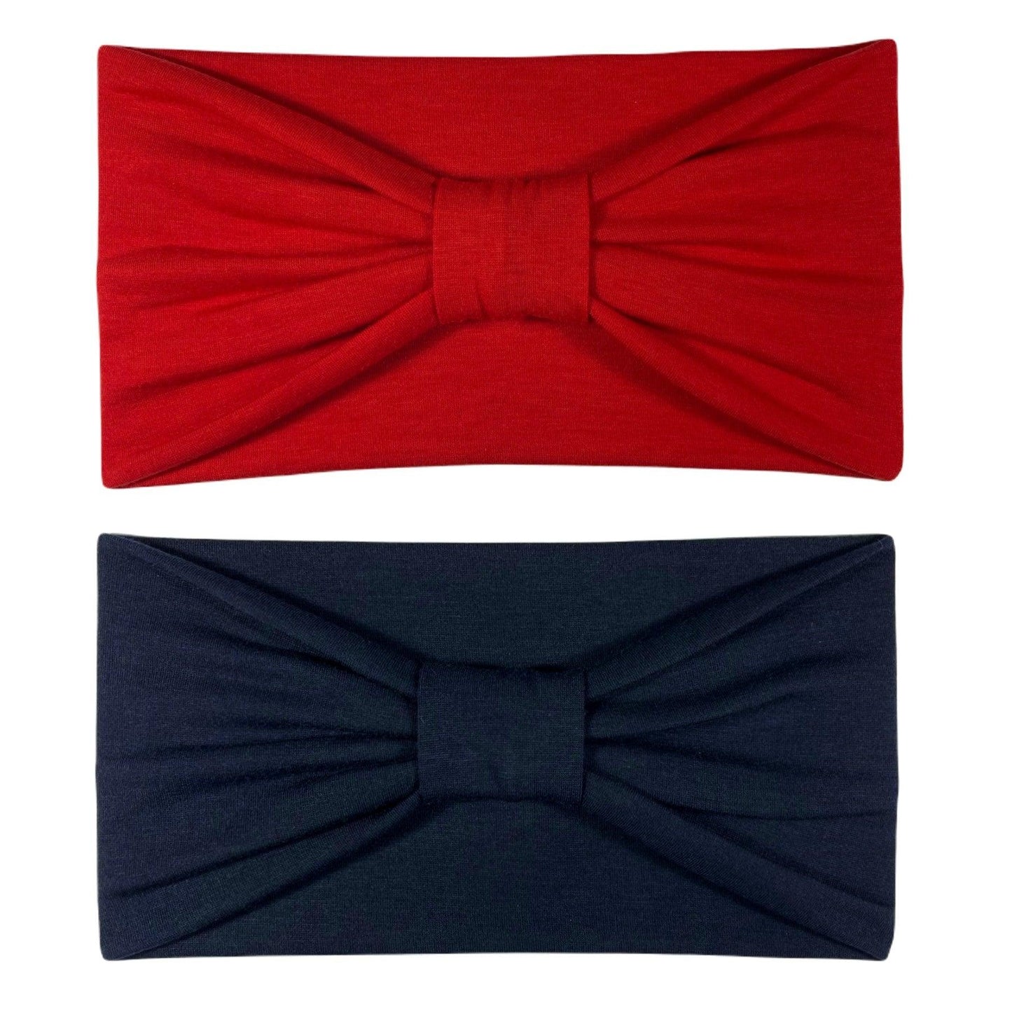 2 Pack Wide headband 13cm knotted headbands for women hair