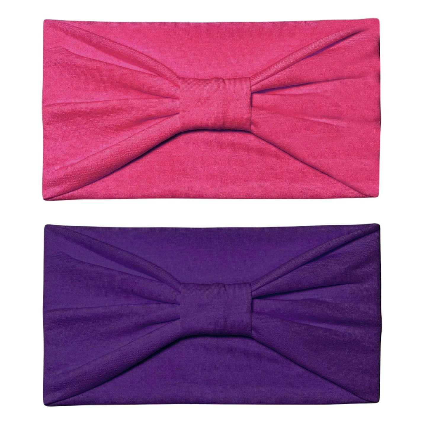 2 Pack Wide headband 13cm knotted headbands for women hair