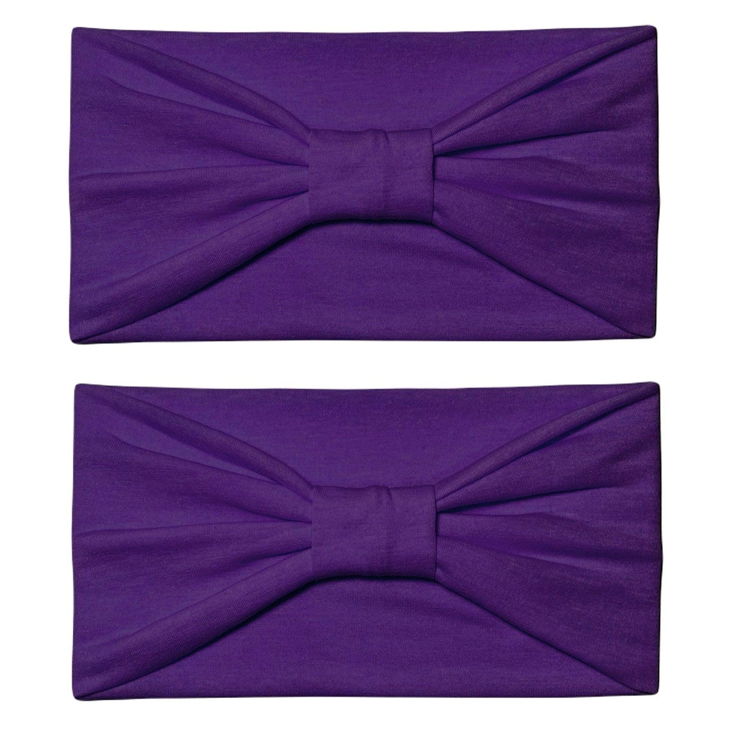 2 Pack Wide headband 13cm knotted headbands for women hair