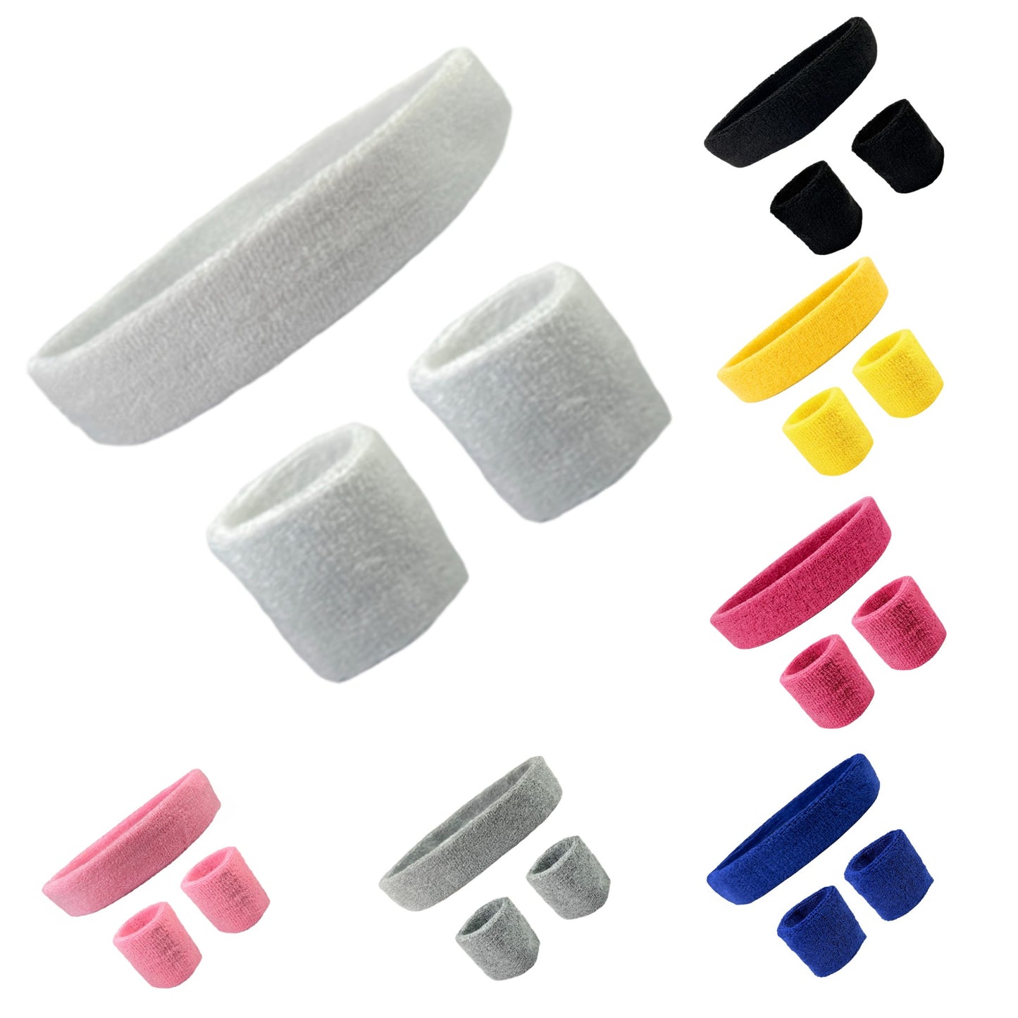 Sweatband & Wristbands 3pc set