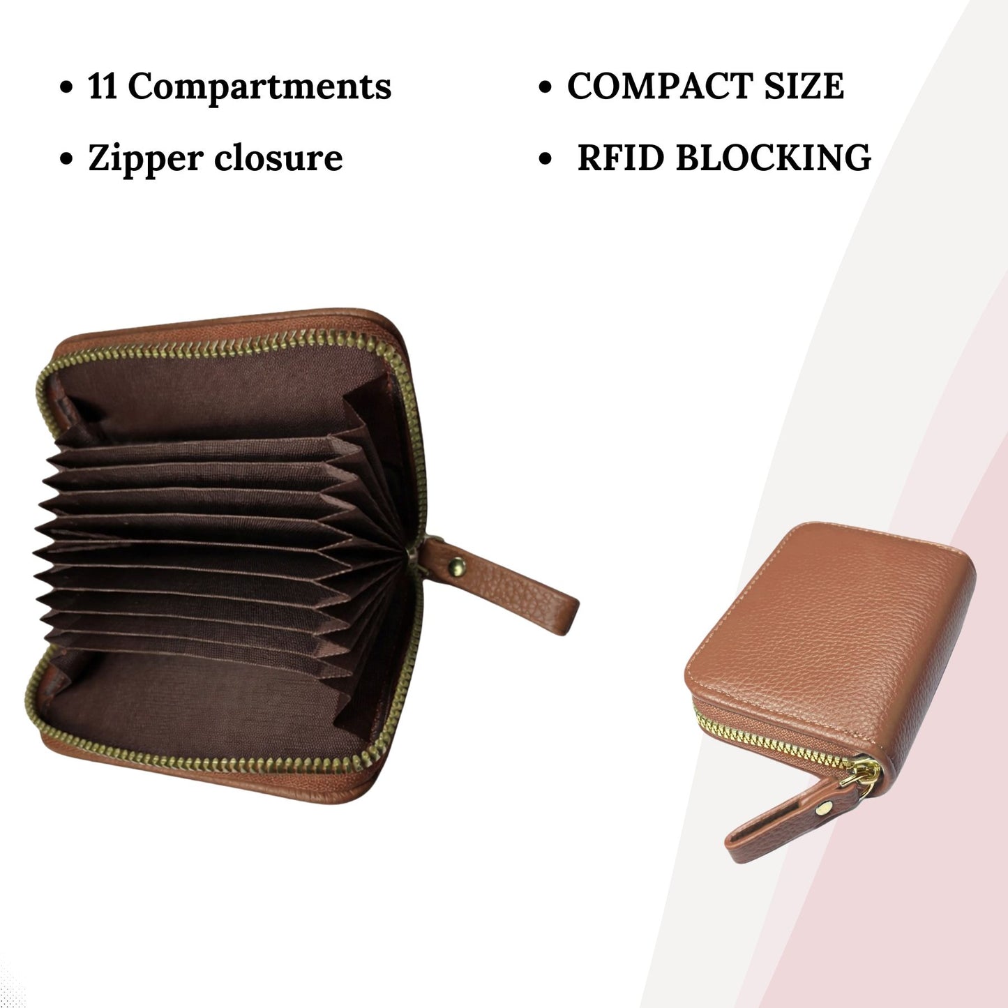 Women Credit Card Holder Small Rfid Blocking Ladies Wallet