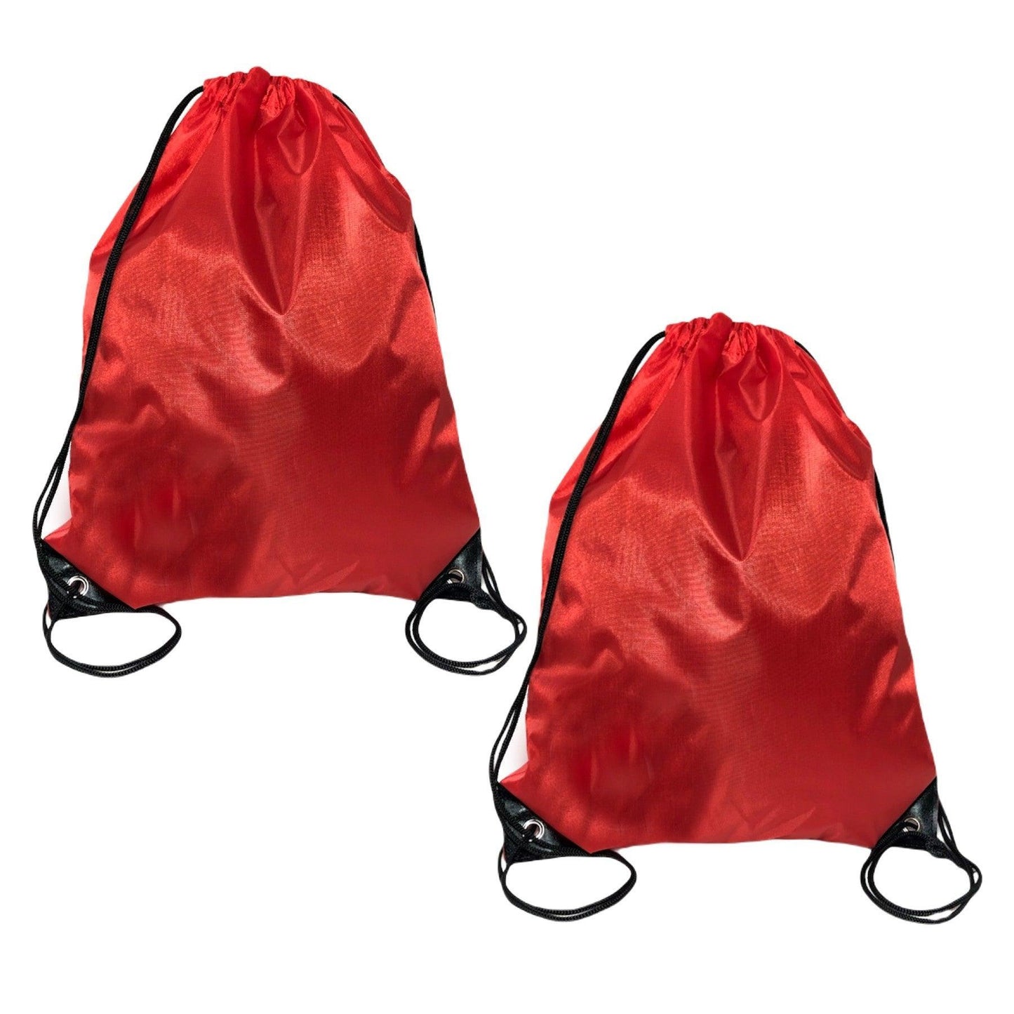Drawstring bag with front zip pocket gym school bag