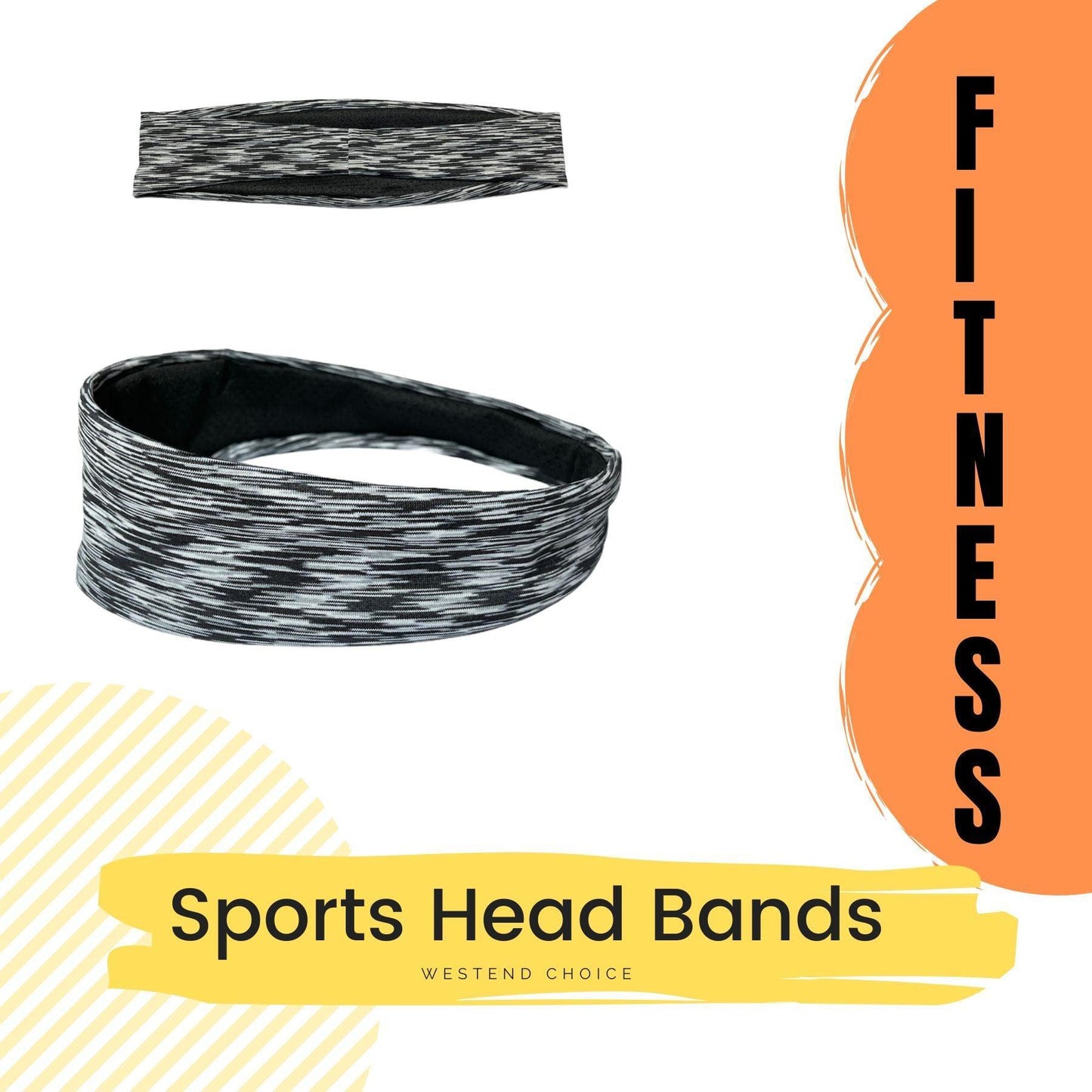 Pack of 2 Sports headbands