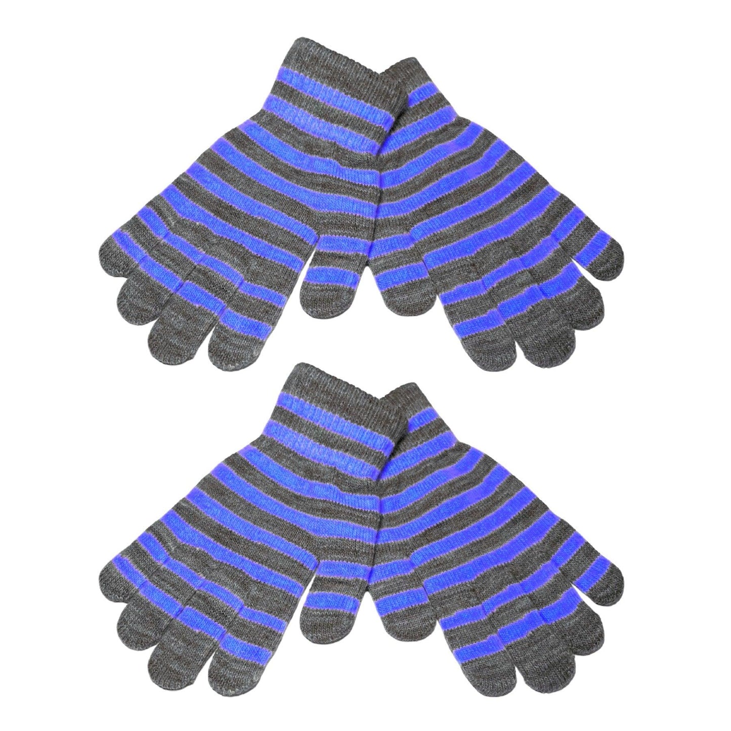 Kids stripe pattern gloves Age 3 - 7 by WESTEND CHOICE Gloves & Mittens All gloves & mittens, boys, girls, kids, kids gloves age 3 - 7