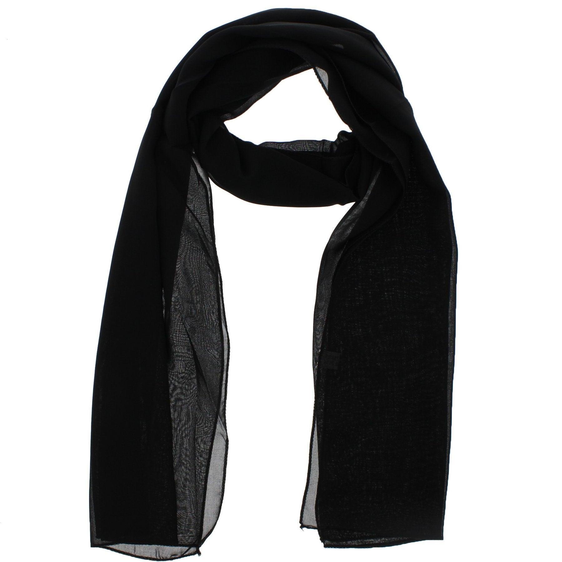 Chiffon scarf 150x 45 cm by WESTEND CHOICE Scarves & Shawls all scarves, boys, chiffon scarves, girls, kids, men, plain chiffon scarves, women