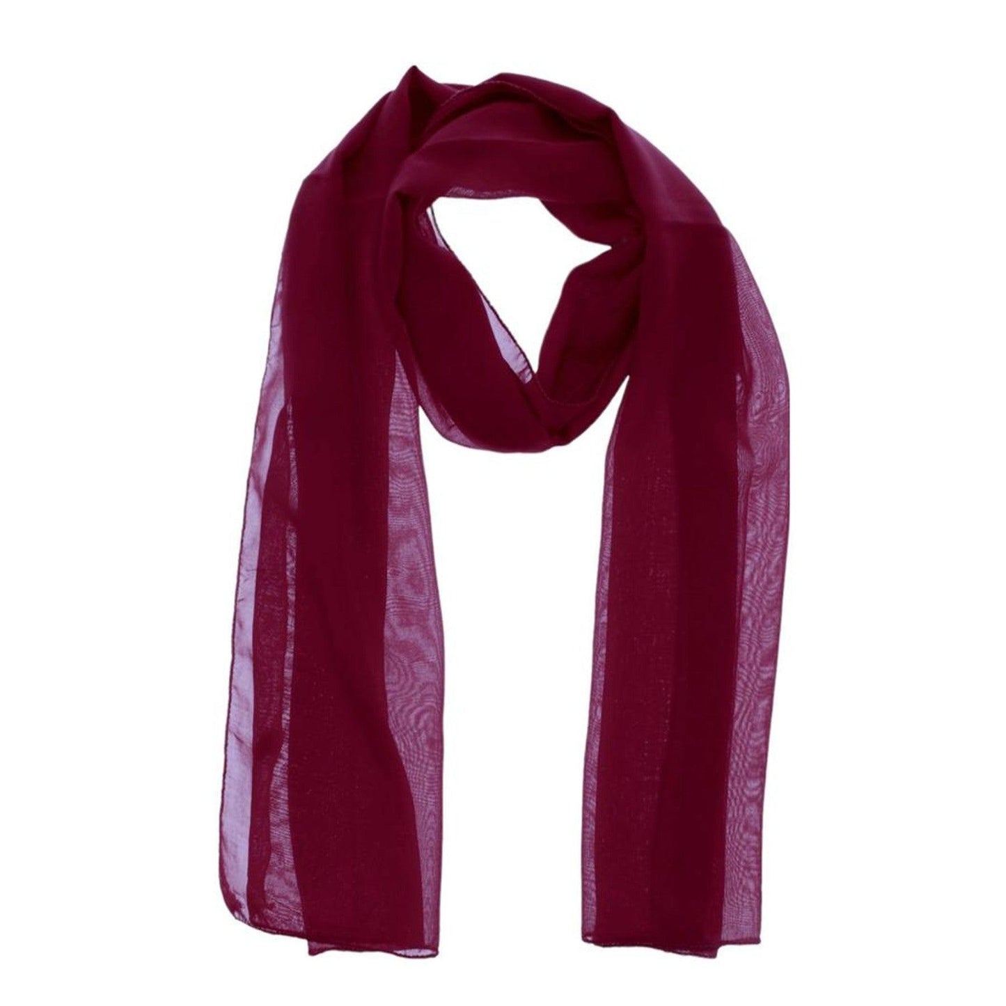Chiffon scarf 150x 45 cm by WESTEND CHOICE Scarves & Shawls all scarves, boys, chiffon scarves, girls, kids, men, plain chiffon scarves, women