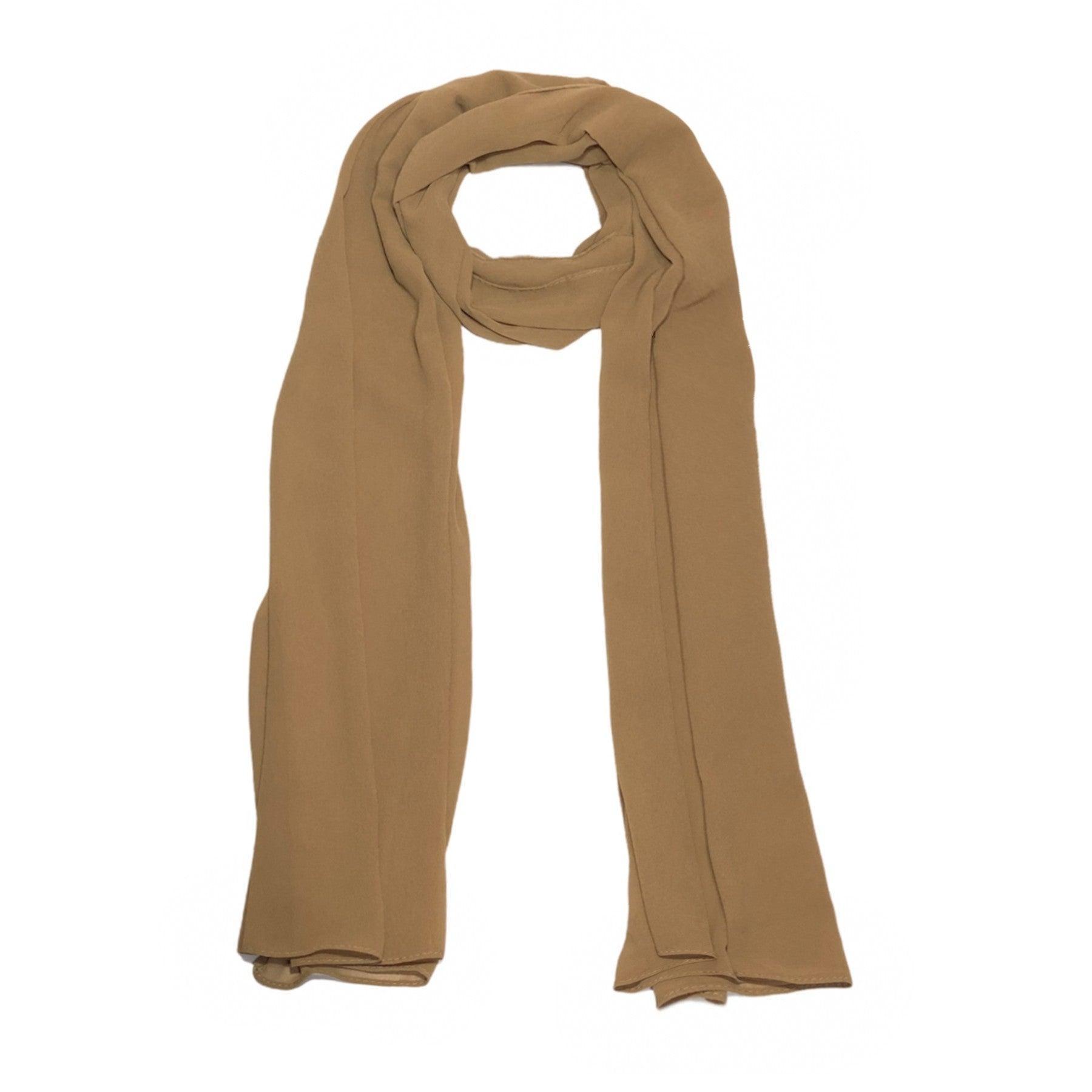 Chiffon scarf 180 x 70 cm by WESTEND CHOICE Scarves & Shawls all scarves, chiffon scarves, plain chiffon scarves, women